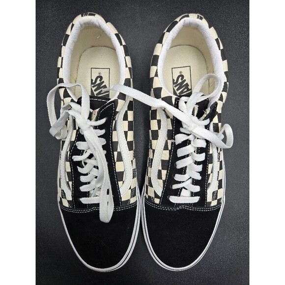 Vans Shoes Mens Size 11 Skate Ward Checkered Black White Lace Up